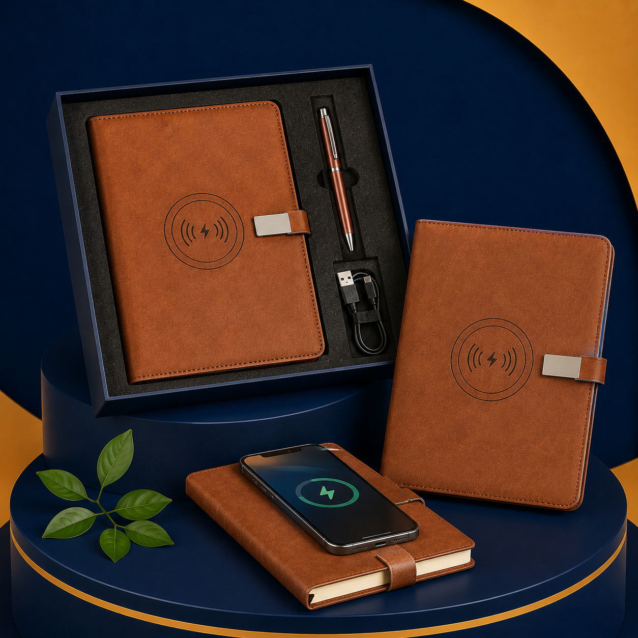Wireless Charging Notebook Set (Qi)